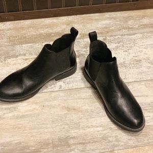 SIZE 8, BLACK ANKLE BOOTS, H&M